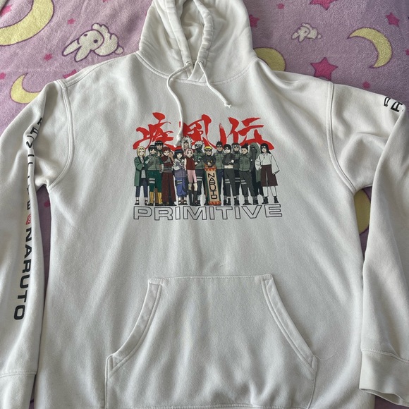 Primitive Naruto White Graphic Hoodie - Picture 1 of 3